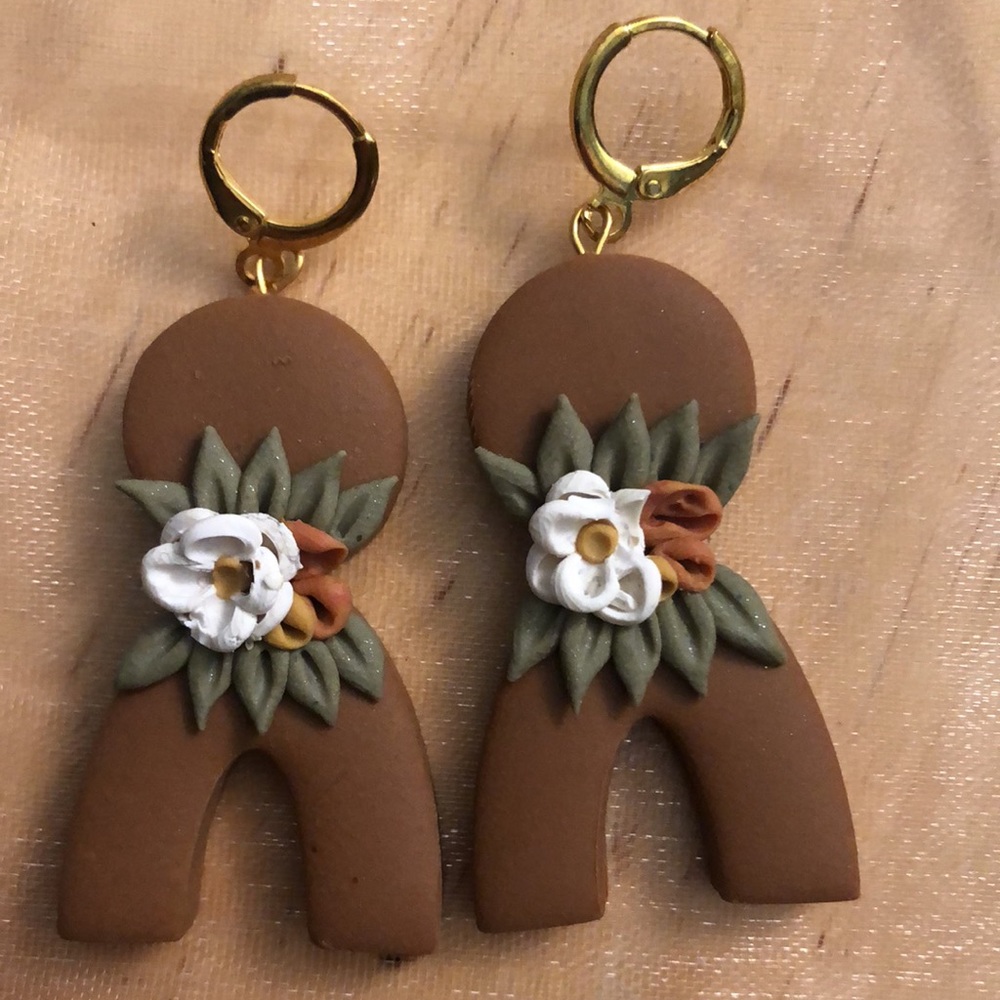 Polymer earrings - Picture 2 of 6